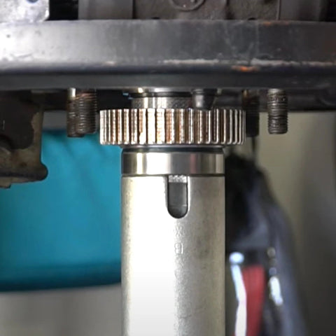 Close-up of a rear axle bearing inner retainer installed for Toyota 4Runner, Tacoma, Tundra, Pickup, T100, smooth operation.