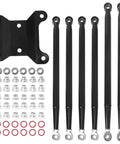 Can Am Maverick X3 Rear Radius Rods 64 Inch Heavy Duty Pre Adjusted Steel With Heim Joints High Clearance Offset For 2017 2021