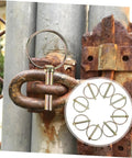 Heavy Duty Lynch Pin Kit 8 Pack For Farm Tractors Mowers And Trucks Tough As Nails Durable Safety Pins With Rings For Secure Hitching And Easy Towing Ideal For All Weather Farm Equipment Attachments And Reliable Quick Hitching Solutions, iron lynch pin on rusty hitch