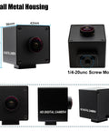 5MP USB Camera Module With Autofocus And 30FPS Wide 138 Degree Field Of View IMX335 Sensor Low Light Performance, side view