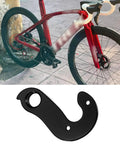 Heavy Duty Aluminum Alloy Rear Derailleur Hanger Tail Hook for Trek Road Gravel Bikes installed on red bicycle frame