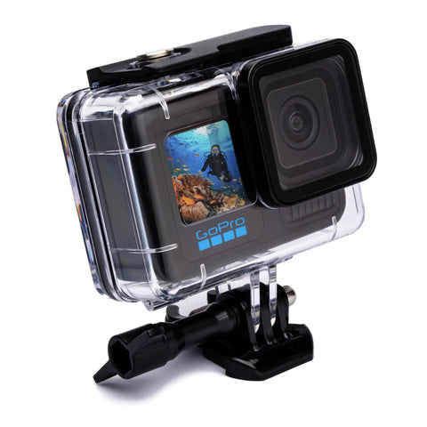 Waterproof Underwater Dive Housing Case With Bracket And Red Dive Filter For GoPro Hero 9 Through 13 in clear casing