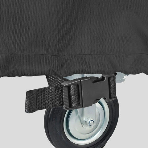 Close-up of Waterproof Cooler Cart Cover for 80 Quart Patio Coolers Fits Rolling Ice Chest 36L By 20W By 34H Inches Durable