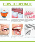 Instructions for using Pro At Home Dental Cleaning Kit With Stainless Steel Dental Pick And Tartar Remover For Teeth Scraping