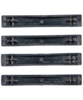 Plug And Play Double Din Radio Installation Dash Kit For Select 2007 And Up Chrysler Vehicles Black ISO Mount Contoured Panels
