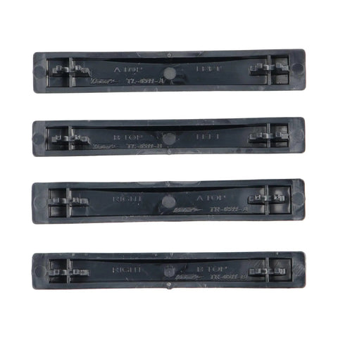 Plug And Play Double Din Radio Installation Dash Kit For Select 2007 And Up Chrysler Vehicles Black ISO Mount Contoured Panels