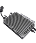 Ready To Roll 700W Micro Inverter With Mppt Pure Sine Wave Tech, compact, aluminum casing for balcony solar builds, side view.