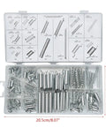 Assorted Extension Springs Kit 200 Pcs Metal Tension Springs in labeled box for home appliances and DIY tools