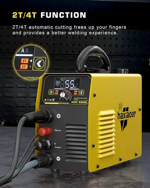 Beefy Pro Grade Plasma Cutter With Large LED Display Non Contact Arc High Frequency Plasma Cutting Equipment DC Inverter Technology