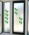 20 Pairs 40 Green Footprint Stickers For Kids Shoes Prints Decals For Floor Walls And Stairs To Guide Directions Celebrate St Patrick's Day