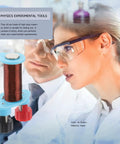 Two Set Electromagnet Experiment Kit For Physics Teaching And Magnetism Labs In Primary School shown with scientists observing.