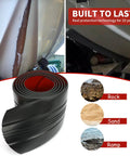 Heavy Duty Self Adhesive Boat Keel Guard And Badass Hull Armor Strips For Fiberglass Aluminum Fishing Vessels Black DIY marine guard roll near boat.