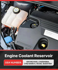 Zero Drama Swap Direct Fit Coolant Reservoir Replacement For Ford Escape Focus C Max Radiator Expansion Tank under the hood.