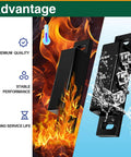 Magnetic Reed Switch NO NC Wired Surface Mount Door Window Contact Sensor kit demonstrating fire resistance and waterproof features.