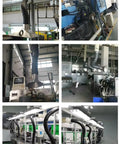 Heavy Duty Flexible Welding Fume Extractor Hose With 2 To 8 Inch Wide Dust Collection Tube for efficient smoke removal in industrial settings.
