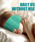 Ultra Soft Heated Eye Mask With Adjustable Warmth For Dry Eyes And Puffy Eyelids Fast Relief For Sinus Pressure And Tension Headaches Hits Different Premium Silk Touch Fits Snug, worn for daily use without heat.