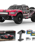 4X4 Off Road Brushless RC Short Course Truck 1 14 Scale Blazing Speed Up To 60kmh With 3S Battery 4WD Electric RC Car in red