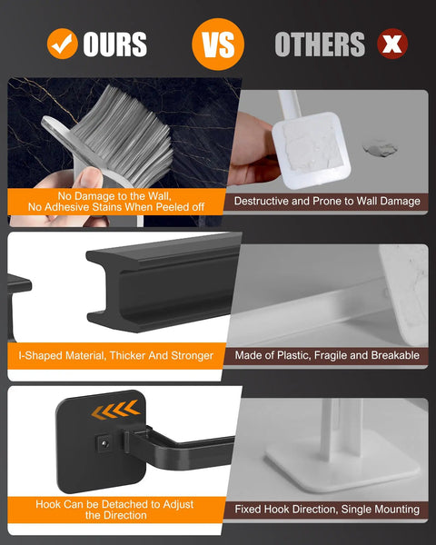 Level Up Your Setup With This Dope 4 Pack Hat Rack Set Featuring Super Strong Adhesive Wall Hooks L Shaped Design For Baseball Caps Keep Your Collection Looking Clean And Tidy With No Drill Installation That Works Like A Charm Black Acrylic Finish Fits