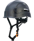 Lightweight Type 2 Class E Safety Helmet With EPS Foam Liner Adjustable Size For Electrical Work Construction And Rescue At Height OSHA Compliant Matte Black G2E