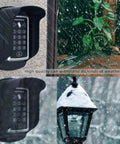 2 Pack Weatherproof Doorbell Cover For Access Control Systems With RFID Keypad And Fingerprint Reader Rainproof Dustproof UV Resistant ABS Plastic Shield Keeps Your Outdoor Security Gear Dry And Protected