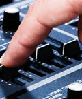 Hand adjusting 10 Pcs Fader Caps For Pioneer DJM Series Mixers Black Slider Knobs Replacement Kit on mixer