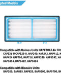 Post Filter Replacement HAPF30AT Pack For AER1 Series True HEPA Filters, Six Replacement Filters For Holmes Purifiers