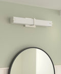 24 Inch Smart WiFi Bathroom Vanity Light With RGB Color Changing LEDs, Voice Control With Alexa And Google Home mounted on wall