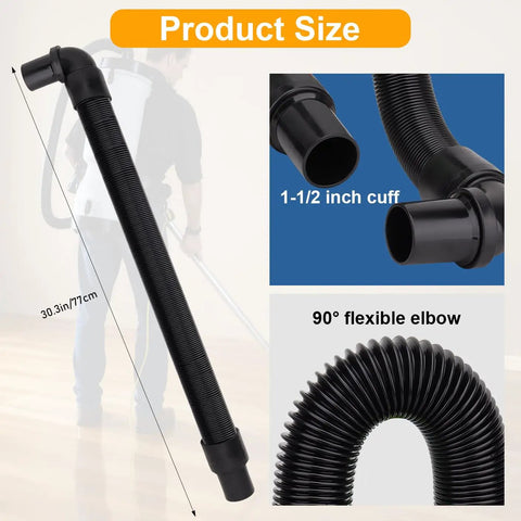 Backpack Vacuum Hose Compatible With Popular Backpack Vacuums Like Super Coach And Mode 6 Replacement Static Dissipating