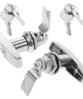 2 Pack Zinc Alloy Cam Cabinet Locks With Keys For RV Trailer Toolbox Doors Built Tough For RV Cabinets Electrical Boxes Toolboxes
