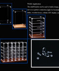 Straight Up Clear Acrylic L Bracket 20 Pack Corner Braces With Screws And Bolts 90 Degree Right Angle Shelf Supports for acrylic display cases.