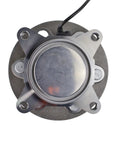 Heavy Front Wheel Bearing And Hub Assembly For 2018 To 2020 Ford F150 Rwd top view showing metal hub and precision parts.