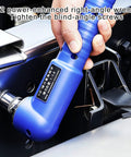 Tough As Nails Heavy Duty Pneumatic Air Impact Wrench With 1/2 Inch Drive And 90 Degree Right Angle Head in use tightening screws.