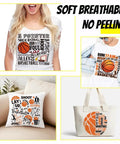 Basketball Iron On Transfer Patches Set Four Designs For Kids Teens Shirts Hoodies Jackets Ready To Press Washable DTF Transfers