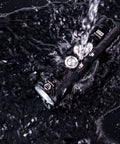 Aurora A23 Tiny Keychain Flashlight That Delivers 1000 Lumens USB C Rechargeable submerged in water showing IPX8 feature