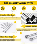 410 Piece Cotter Pins Assortment Kit Pro Grade With 6 Sizes Zinc Plated Carbon Steel Hairpin Cotter Pins For Automotive Axles Trailer Hitches And Tractors With Rust Resistant Finish