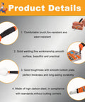 2 Pack 6 Inch Concrete Trowel Set With Pointing And Gauging Trowels Carbon Steel Masonry Hand Tools Details
