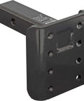 Three Position Adjustable Pintle Hook Mount Hitch For 2 Inch Trucks, heavy duty steel with bolt holes for secure attachment