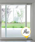 Sliding Patio Door Bumper Stop In Gray Aluminum 2 Inch Length 1 Inch Width for sliding door applications in residential settings