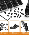M5 T Nuts And Bolts Assortment Kit For 2020 Aluminum Extrusion Includes M5 Screws 8 To 20mm Hex Socket Fasteners T Slot Nuts And Allen Wrench