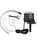 Heavy Duty Belt Oil Skimmer and Tramp Oil Separator with Slick 1 Inch by 18 Inch components including motor, tubing, and attachments.