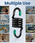 Heavy Duty Hammock Hanging Kit Two Pack Holds Up To 1300 Lbs with M8 Hardware Spring Hammock Chair Kit for multiple uses