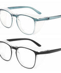 Two Pack Anti Fog Safety Glasses With UV 400 Protection Blue Light Blocking Anti Dust Shield Polycarbonate Lenses TR90 Frame