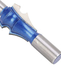 Top Notch 1/4 Inch Shank Router Bit Made From Tough Tungsten Steel Alloy with blue coating for wood, MDF, and plywood cutting