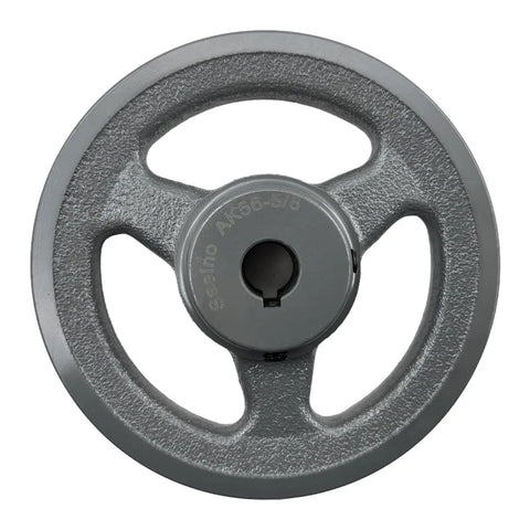Heavy Duty Cast Iron One Groove V Belt Pulley With Five Eighths Inch Bore And Five Point Four Five Inch Outer Diameter Built To Last For A AX 3L And 4L V Belts Precision Machined And Rust Resistant Finish