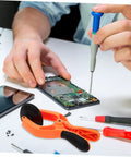 Phone Screen Opening Tool With Durable Suction Cup And LCD Separation Pliers for DIY repairs next to electronic components