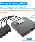 LCD Display 6 In 1 Battery Charger For DJI Mini 5 Pro, Mini 4 Pro, Mini 3 Pro, And Mini 3 Charge Four Batteries And Two USB Devices Simultaneously