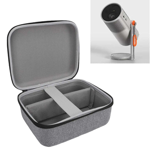 Road Warrior Hardshell Projector Travel Case With Thick Eva Padding And Tear Resistant Nylon Shell designed to secure MoGo 4.