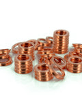 20 Pcs Copper Oil Drain Plug Gasket Crush Washer Set For Nissan Infiniti 13mm Outer Diameter 11mm Inner Diameter 3.5mm Thick