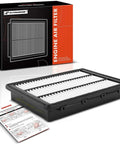 Engine Air Filter For Hyundai Tucson And Kia Sportage Rigid Panel shown with packaging and instructions