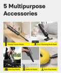 Multipurpose accessories for Cordless Handheld Car Vacuum Cleaner All In One 4 In 1 Portable Mini Vacuum with 20000Pa Suction